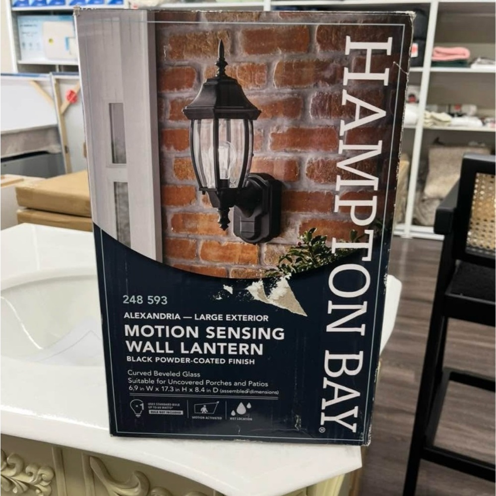 Hampton Bay Motion Sensing Wall Lantern